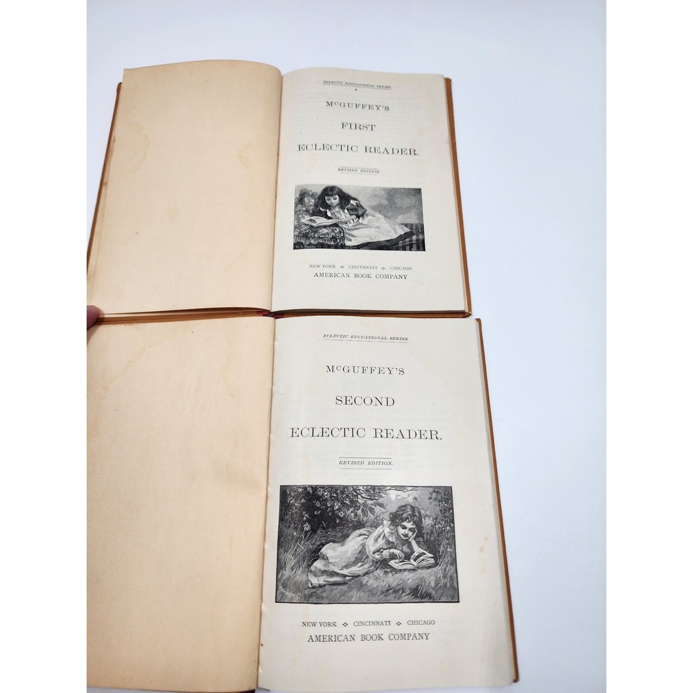 McGuffey's First and Second Eclectic Readers Revised Edition American Book Co - Picture 4 of 7